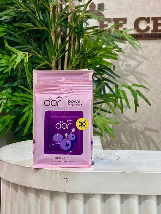 AER POWER POCKET BERRY RUSH BATHROOM FRESHENER