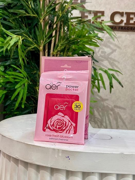 AER POWER POCKET ROSE FRESH BLOSSOM BATHROOM FRESHENER