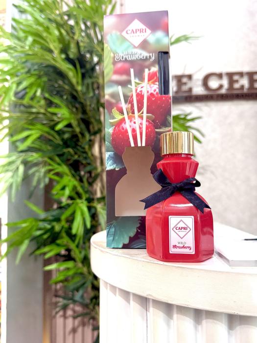 CAPRI AROMAS REED DIFFUSER WILD STRAWBERRY 100ML