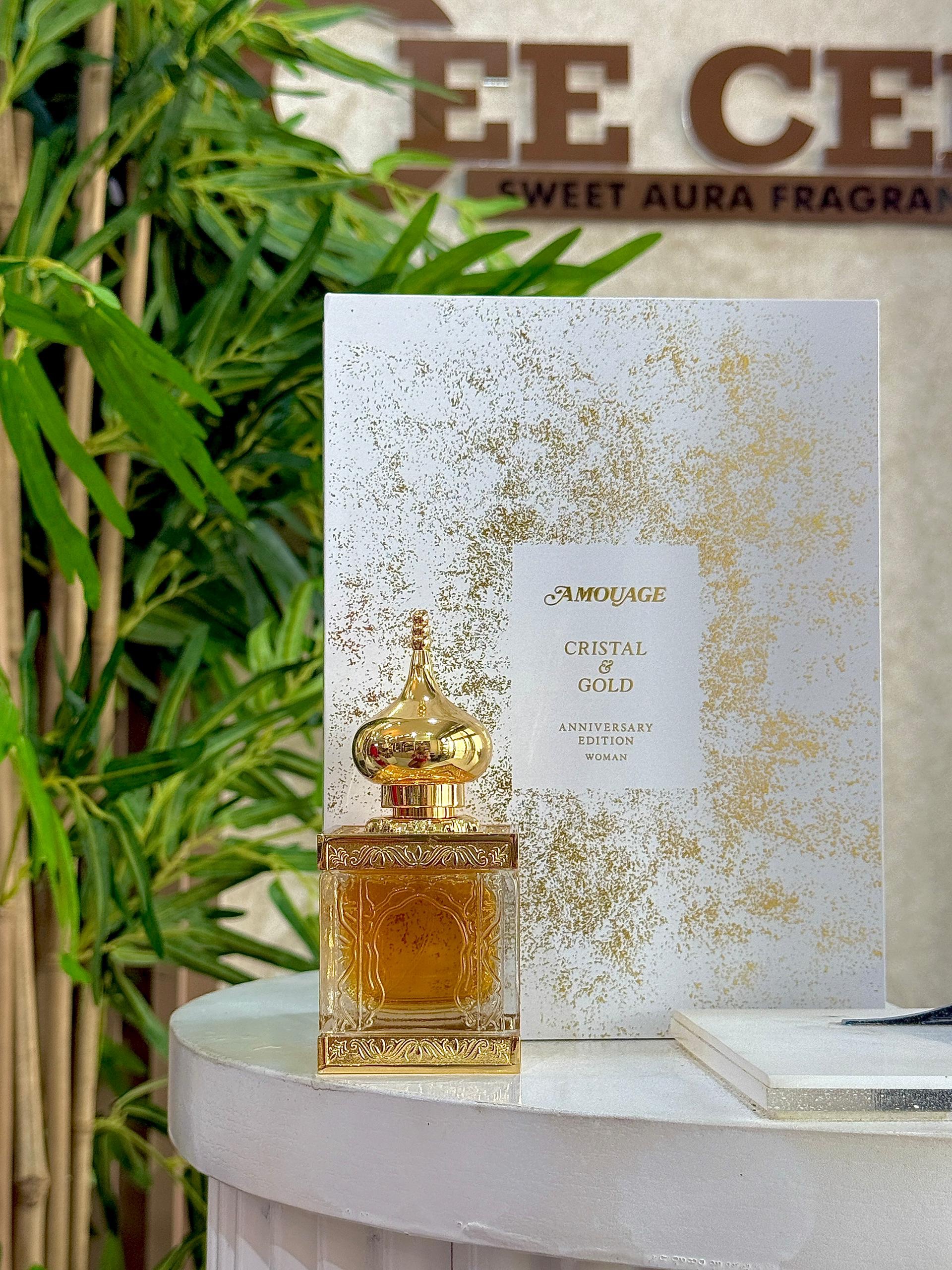 AMOUAGE CRYSTAL AND GOLD LIMITED EDITION